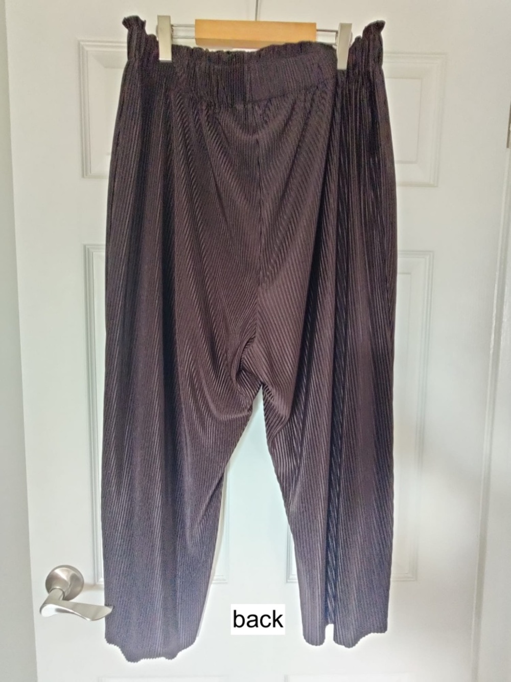 Joe Fresh Black Wide-Leg Jersey Culotte Pants – Plus-Size 1X - Picture 3 of 7